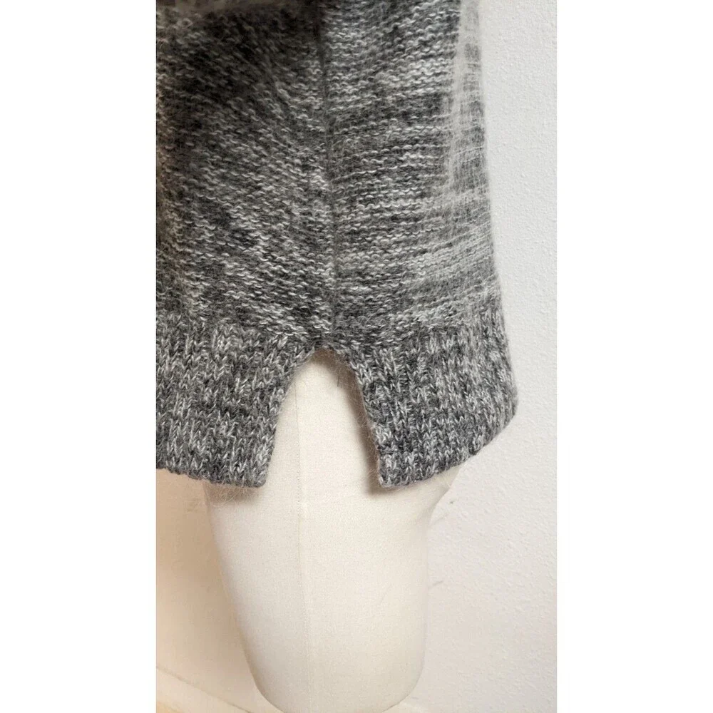 ALL POINTS By Reference Point Silk/Mohair Blend Turtleneck Long Slv Sweater LG